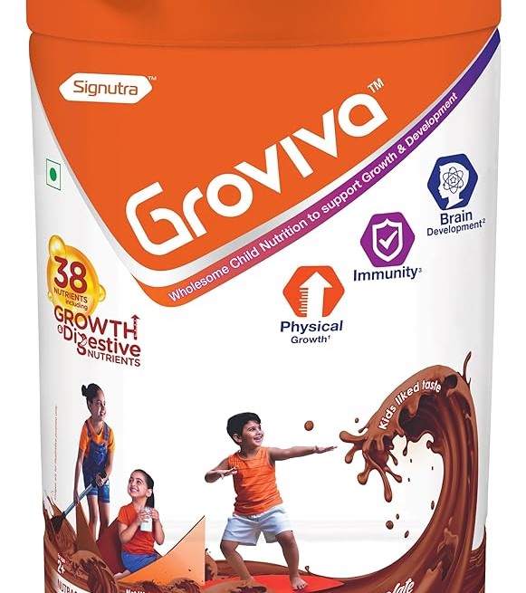 Groviva Child Nutrition Supplement Powder Jar - 400g (Chocolate)